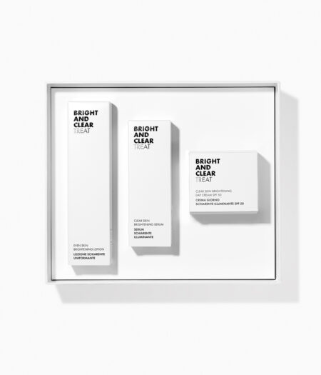 Kit Trattamento Intensivo Schiarente Illuminante Bright and Clear Treat Confezione Aperta