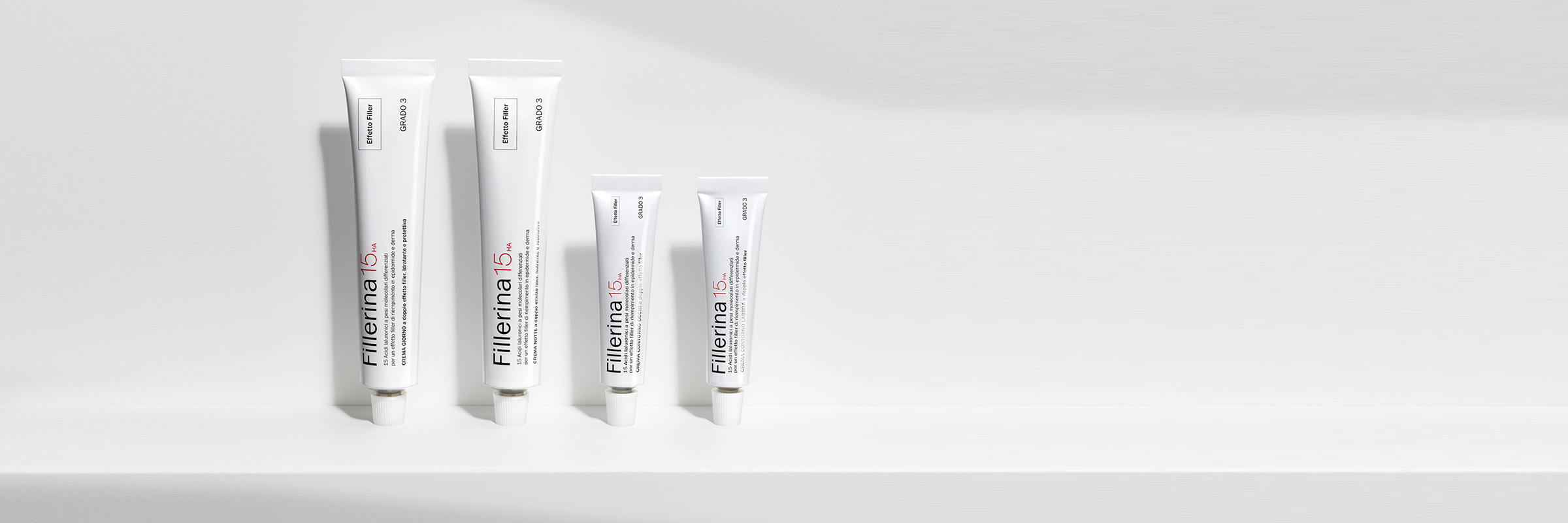 Fillerina 15 HA, creme di proseguimento in tubo