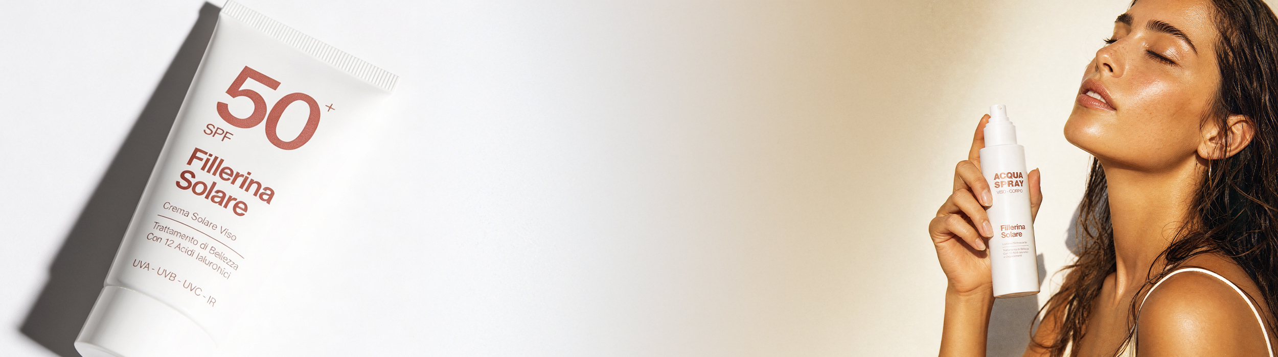 Fillerina Solare – trattamenti solari anti-age viso e corpo