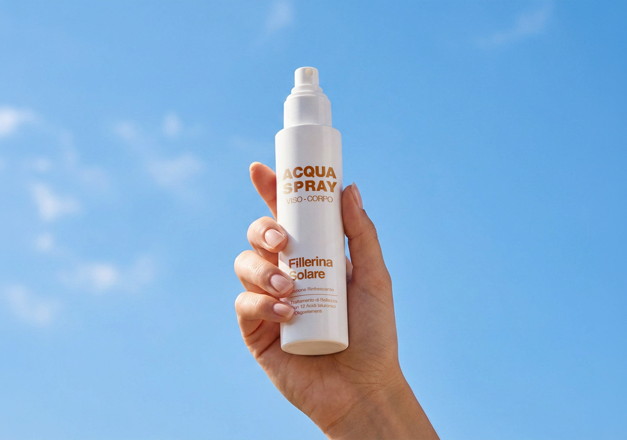 Acqua Spray Fillerina Solare in omaggio con la promo Solstizio di Bellezza